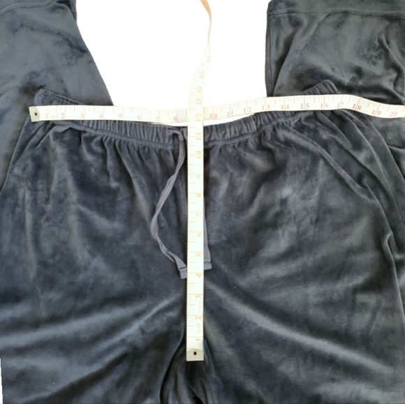 Cuddl Duds Velour Drawstring Lounge Pants Large - Picture 4 of 6